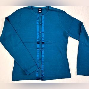 Gap Cardigan with satin detail